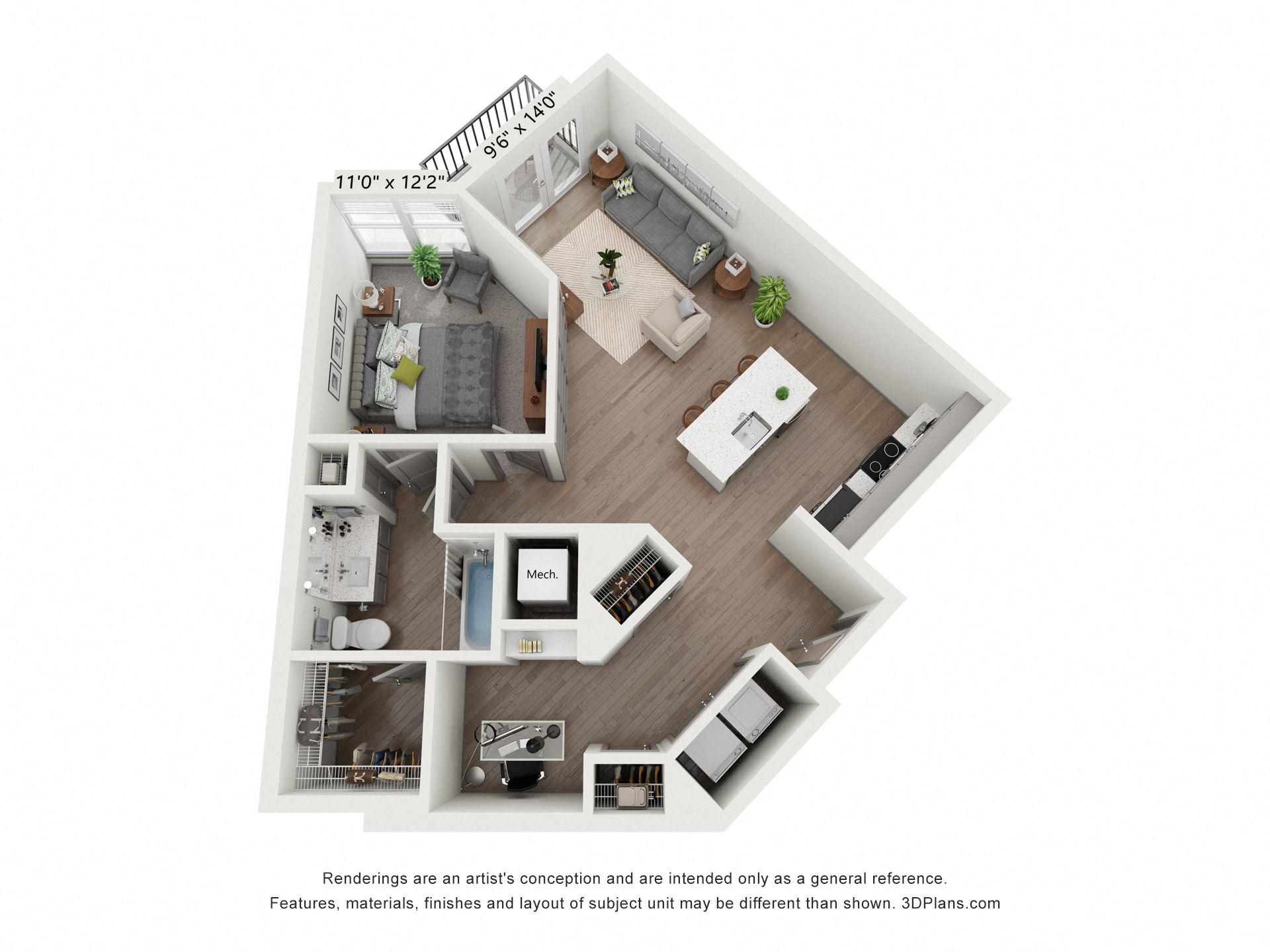 Buren floor plan